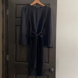Black dress from boohoo